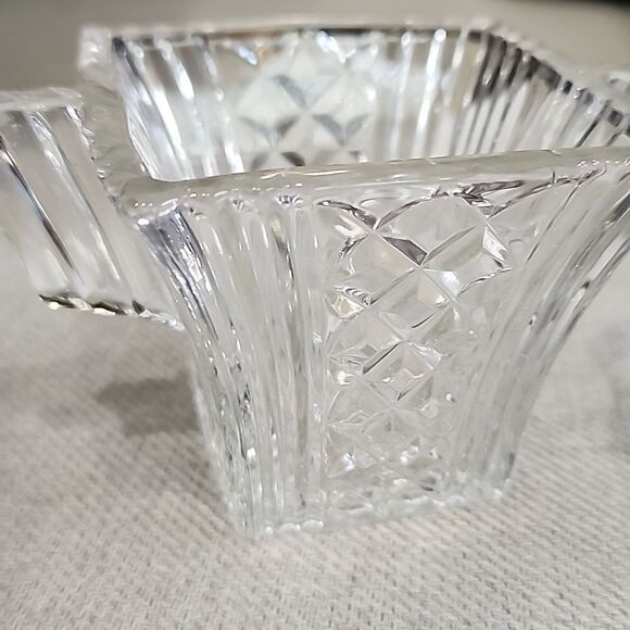 Art Deco Glass Sugar and Creamer - Picture 2 of 9